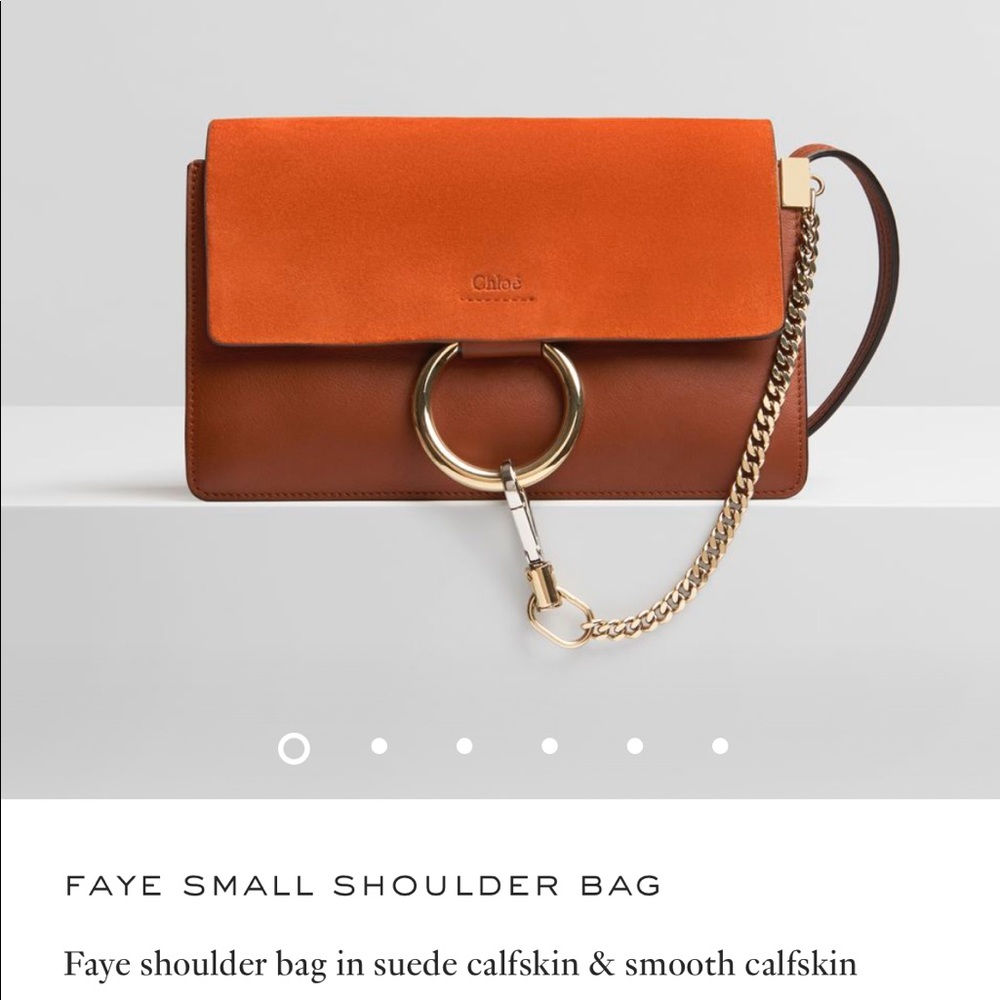 Beautiful brown suede and leather Chloe bag